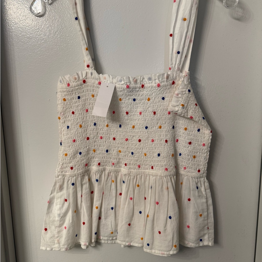Loft polkadot top